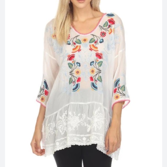 Johnny Was Tops - New with tags Johnny Was tunic blouse